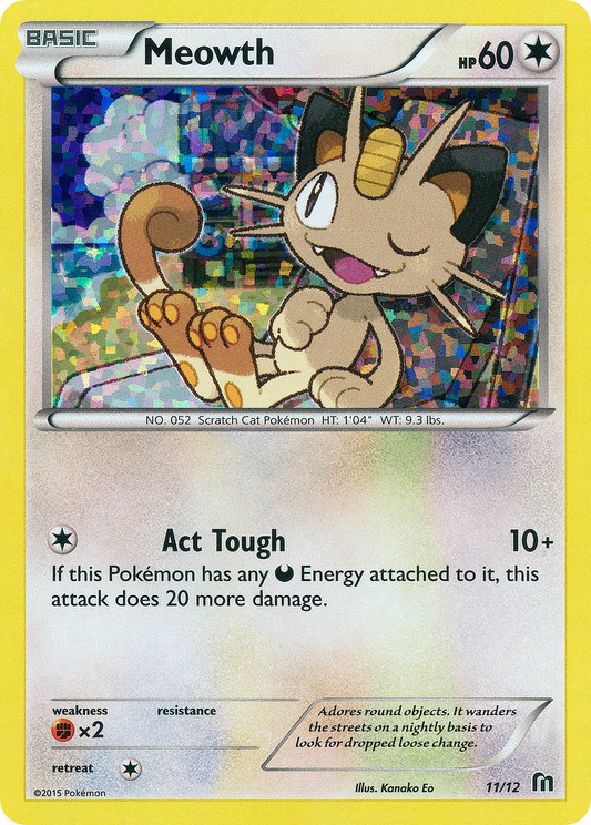 Meowth - 11/12 McDonald's Collection 2016