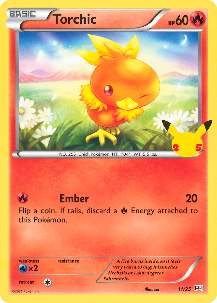 Torchic - 11/25 McDonald's Collection 2021