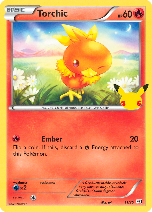 Torchic - 11/25 McDonald's Collection 2021