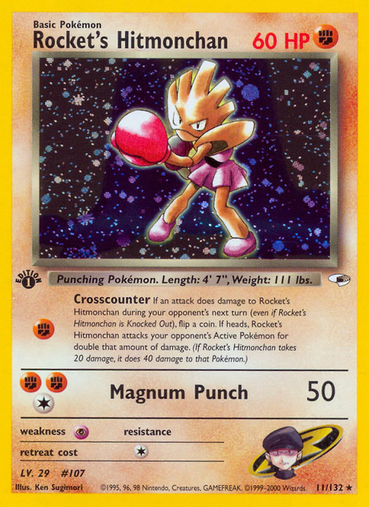 Rocket's Hitmonchan - 11/132 Gym Heroes