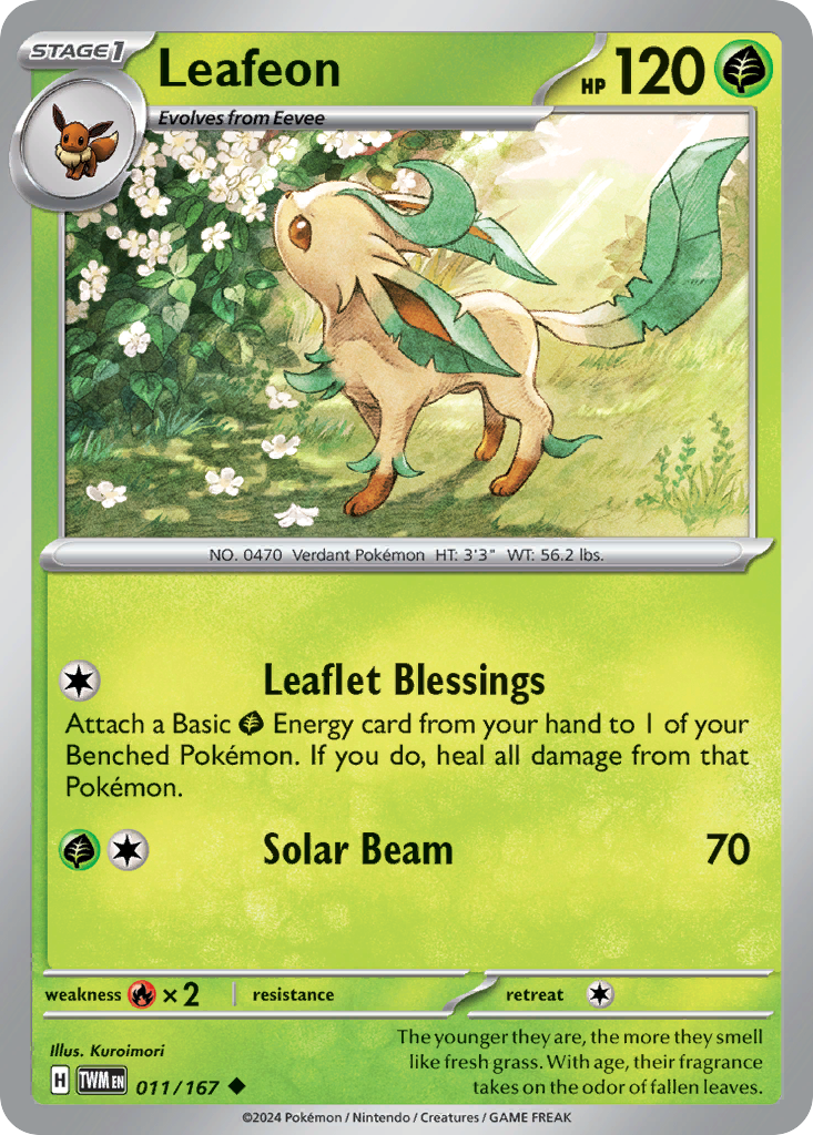 Leafeon - 11/167 Twilight Masquerade