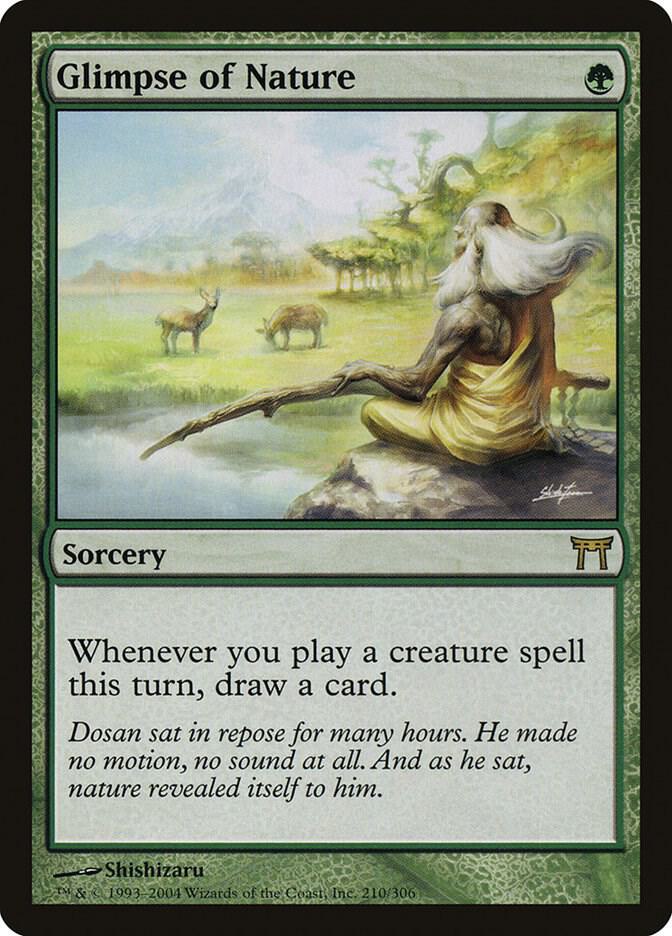 Glimpse of Nature [Champions of Kamigawa] 210