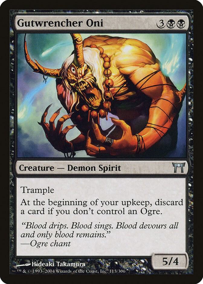 Gutwrencher Oni [Champions of Kamigawa] 113