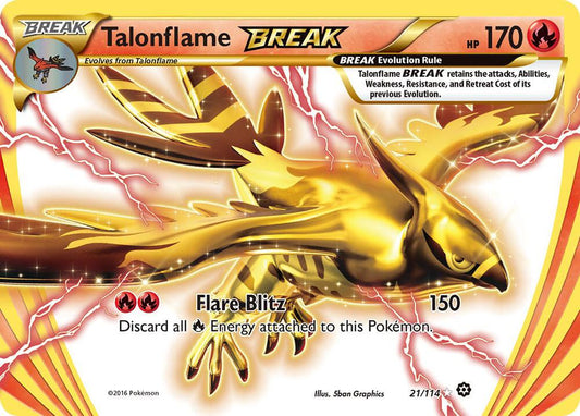 Talonflame BREAK [XY - Steam Siege] 21/114