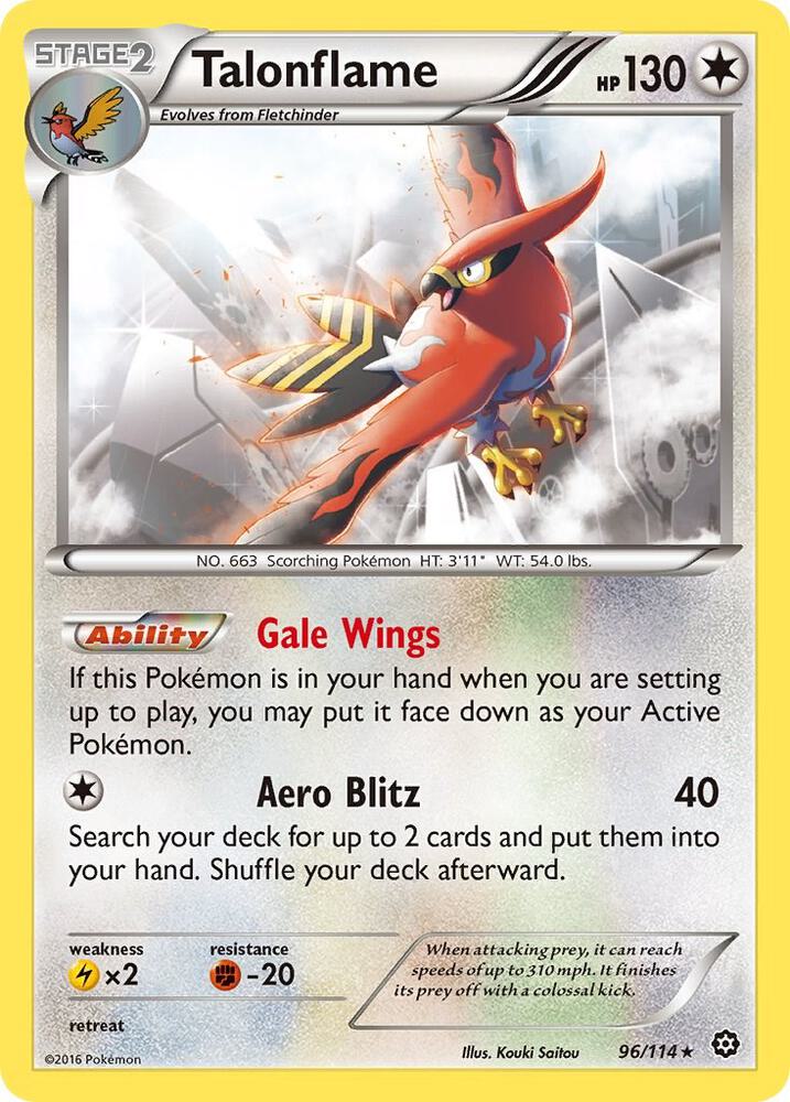 Talonflame [XY - Steam Siege] 96/114