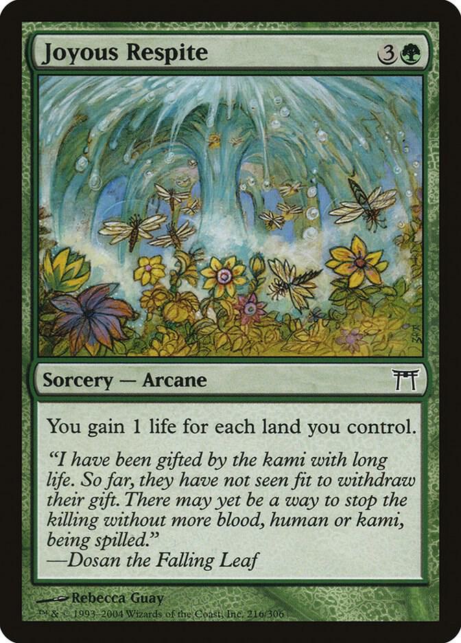 Joyous Respite [Champions of Kamigawa] 216