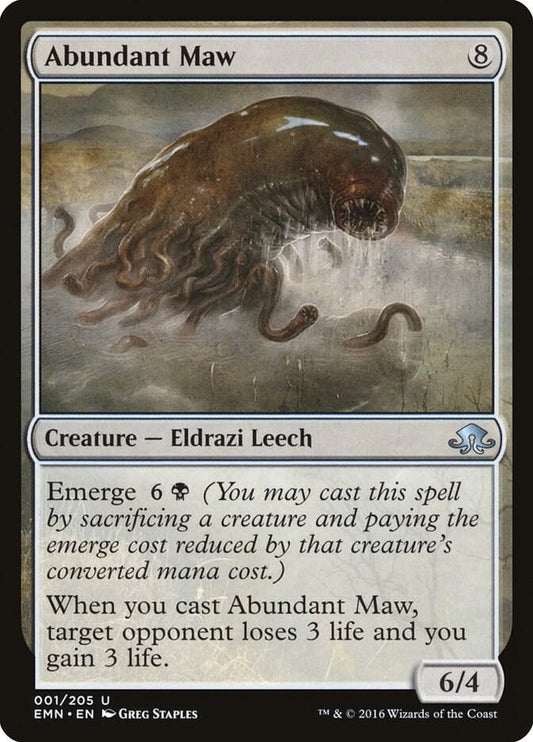 Abundant Maw [Eldritch Moon] 1
