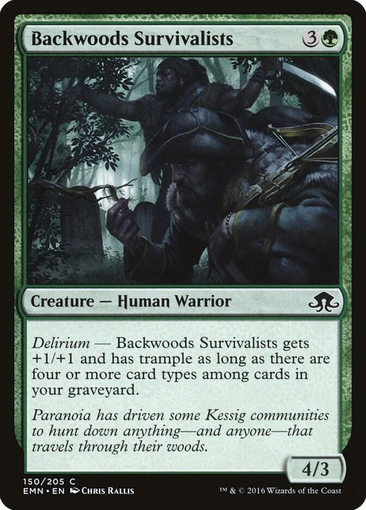 Backwoods Survivalists [Eldritch Moon] 150