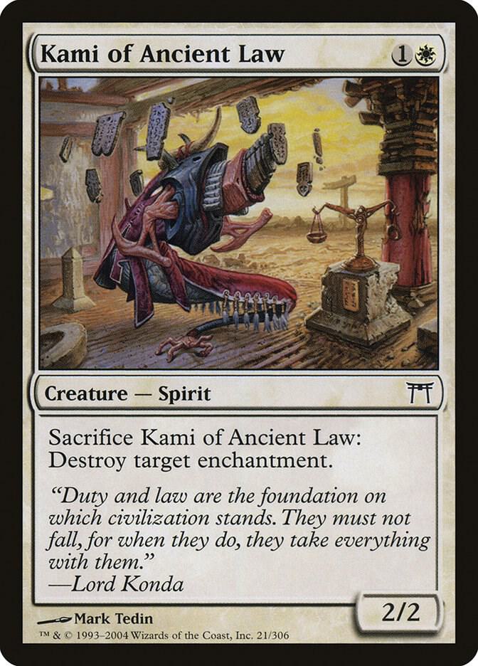 Kami of Ancient Law [Champions of Kamigawa] 21