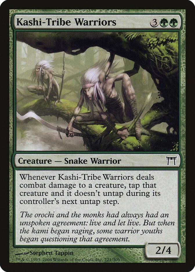 Kashi-Tribe Warriors [Champions of Kamigawa] 221