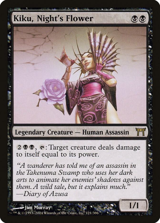 Kiku, Night's Flower [Champions of Kamigawa] 121