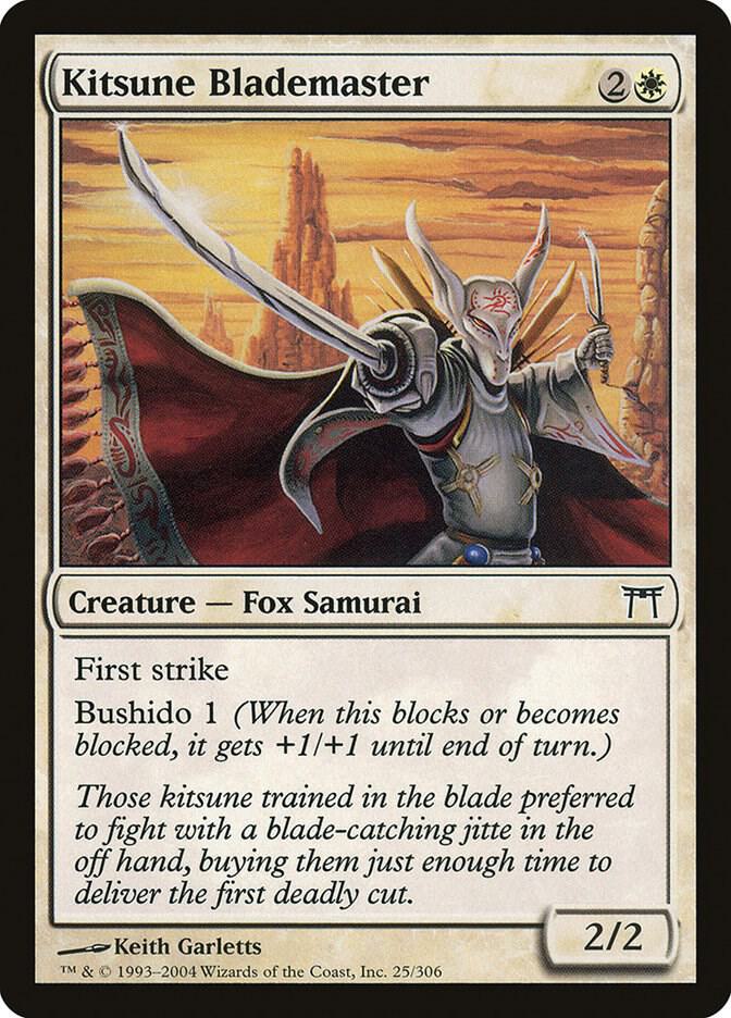 Kitsune Blademaster [Champions of Kamigawa] 25
