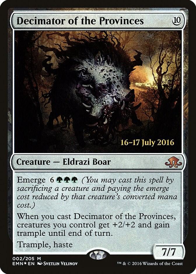 Decimator of the Provinces [Prerelease Cards] 2