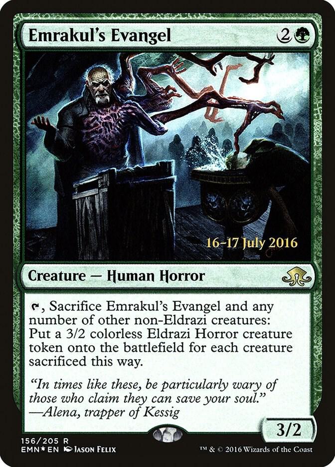 Emrakul's Evangel [Prerelease Cards] 156