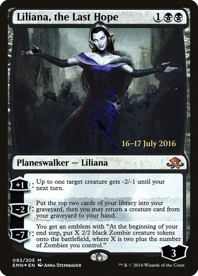 Liliana, the Last Hope [Prerelease Cards] 93