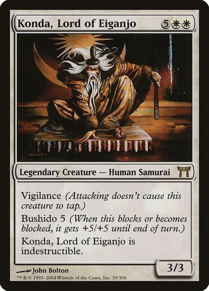 Konda, Lord of Eiganjo [Champions of Kamigawa] 30