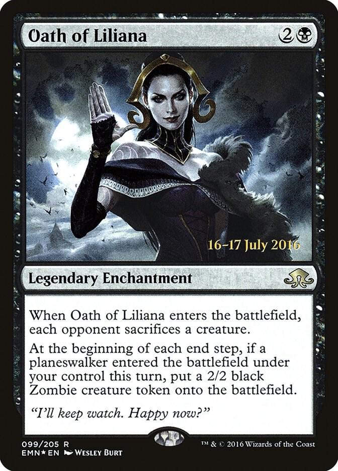 Oath of Liliana [Prerelease Cards] 99