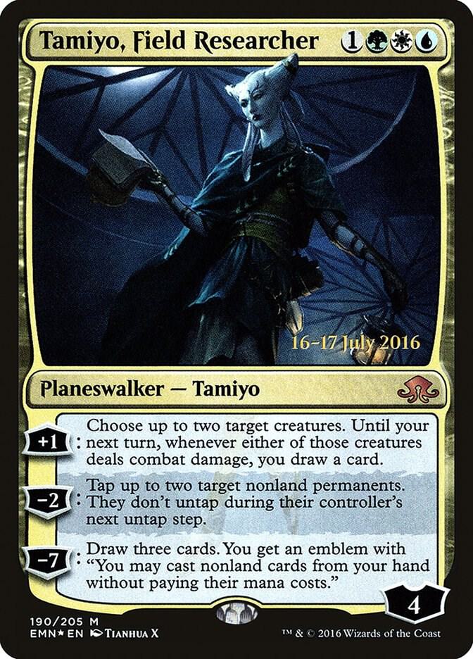 Tamiyo, Field Researcher [Prerelease Cards] 190