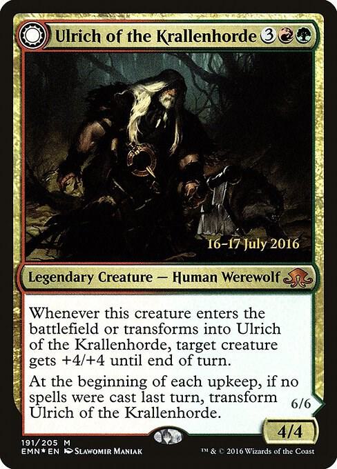 Ulrich of the Krallenhorde [Prerelease Cards] 191