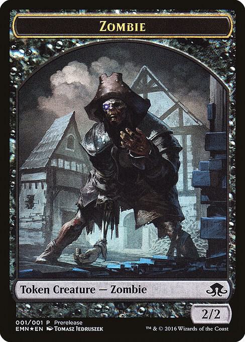 Zombie Token (Double-Sided) [Prerelease Cards] 1 // 1