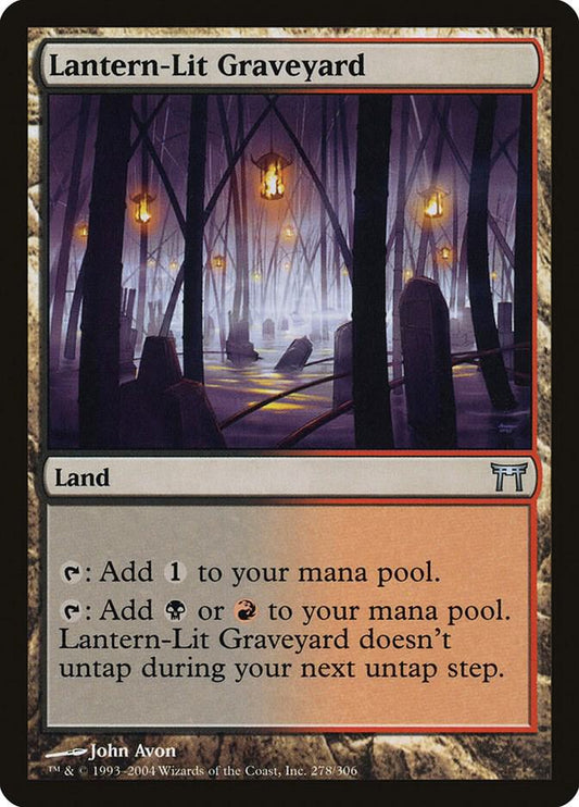 Lantern-Lit Graveyard [Champions of Kamigawa] 278