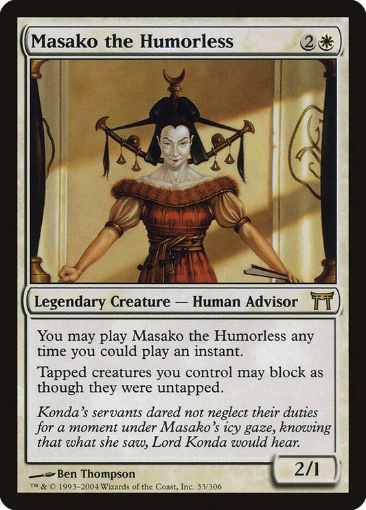 Masako the Humorless [Champions of Kamigawa] 33