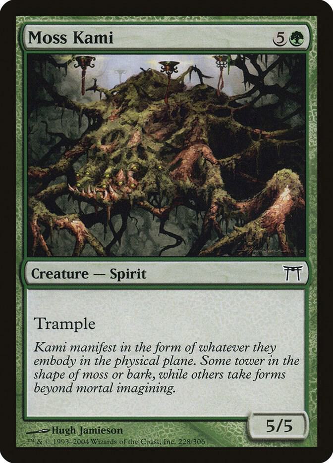 Moss Kami [Champions of Kamigawa] 228