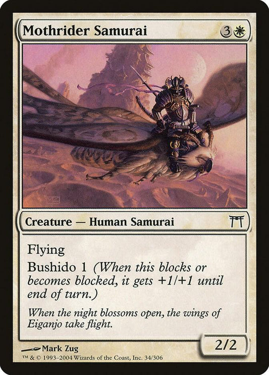 Mothrider Samurai [Champions of Kamigawa] 34