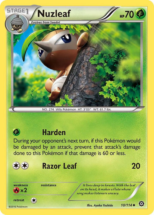 Nuzleaf [XY - Steam Siege] 10/114