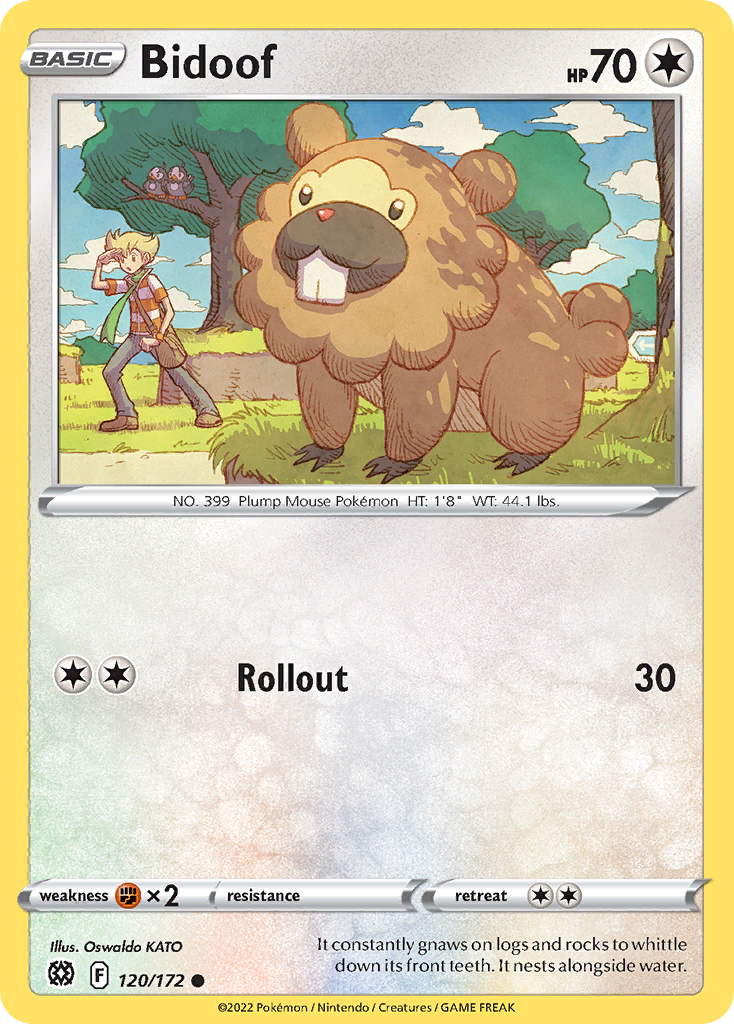 Bidoof - 120/172 Brilliant Stars