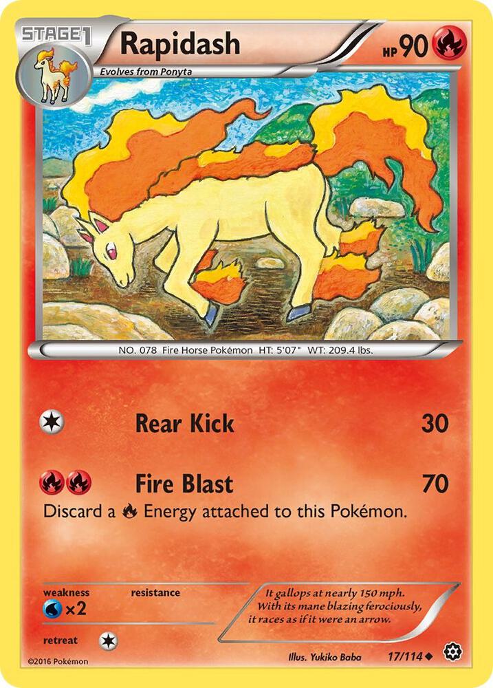 Rapidash [XY - Steam Siege] 17/114