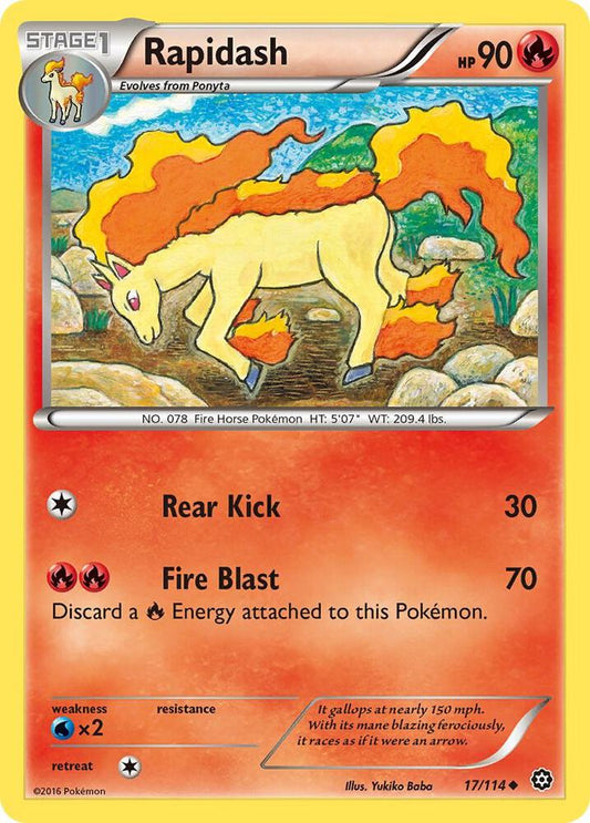 Rapidash [XY - Steam Siege] 17/114