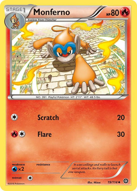 Monferno [XY - Steam Siege] 19/114