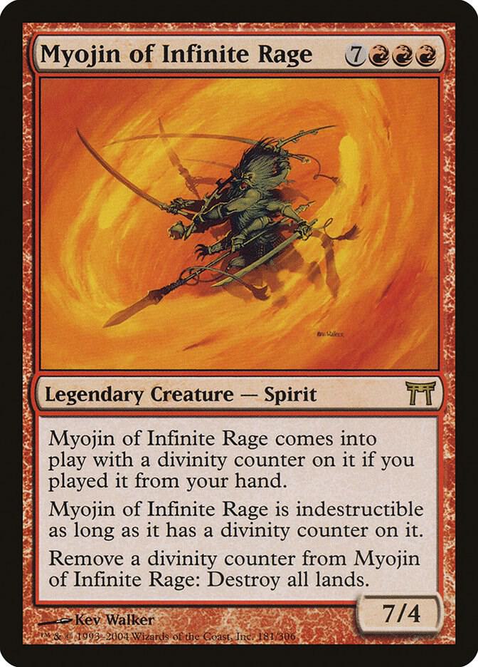 Myojin of Infinite Rage [Champions of Kamigawa] 181