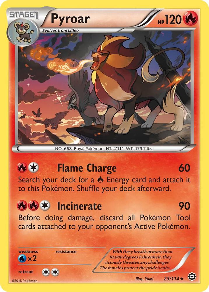 Pyroar [XY - Steam Siege] 23/114