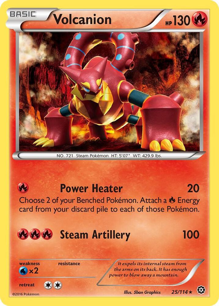Volcanion [XY - Steam Siege] 25/114