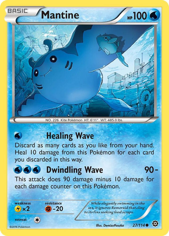 Mantine [XY - Steam Siege] 27/114