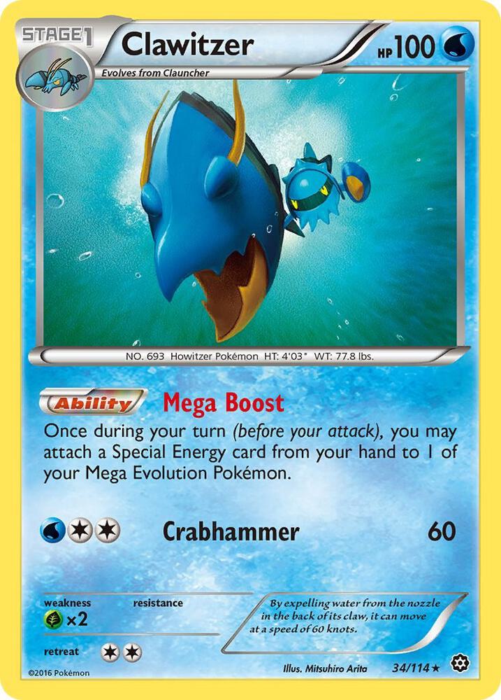 Clawitzer [XY - Steam Siege] 34/114
