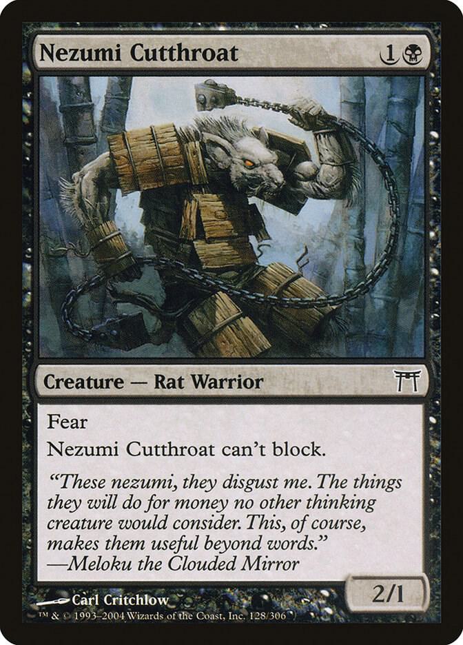 Nezumi Cutthroat [Champions of Kamigawa] 128