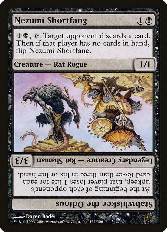 Nezumi Shortfang // Stabwhisker the Odious [Champions of Kamigawa] 131