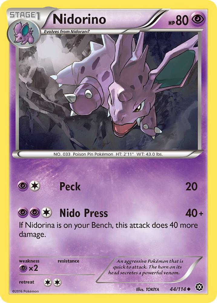 Nidorino [XY - Steam Siege] 44/114