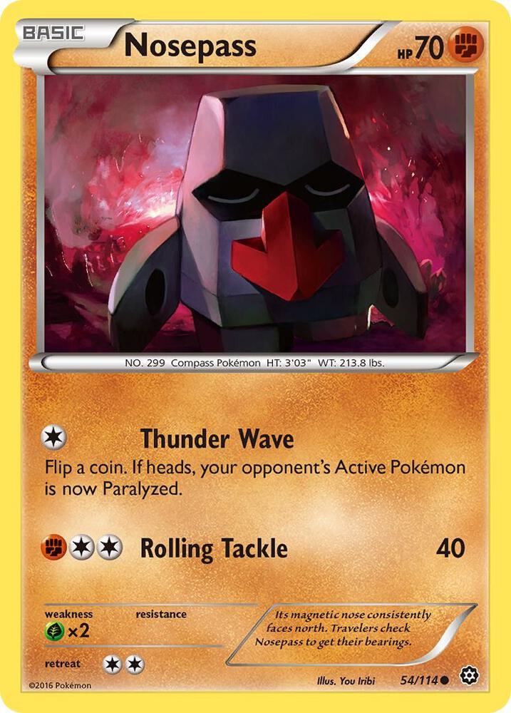 Nosepass [XY - Steam Siege] 54/114
