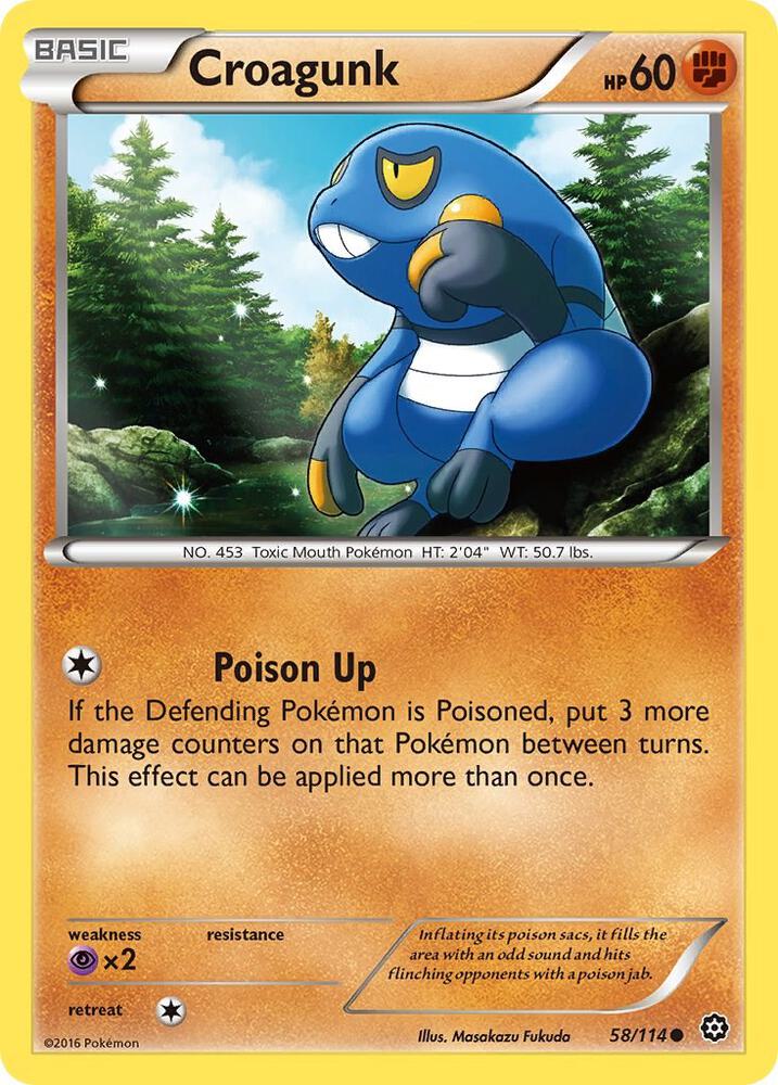 Croagunk [XY - Steam Siege] 58/114