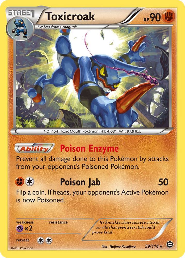 Toxicroak [XY - Steam Siege] 59/114