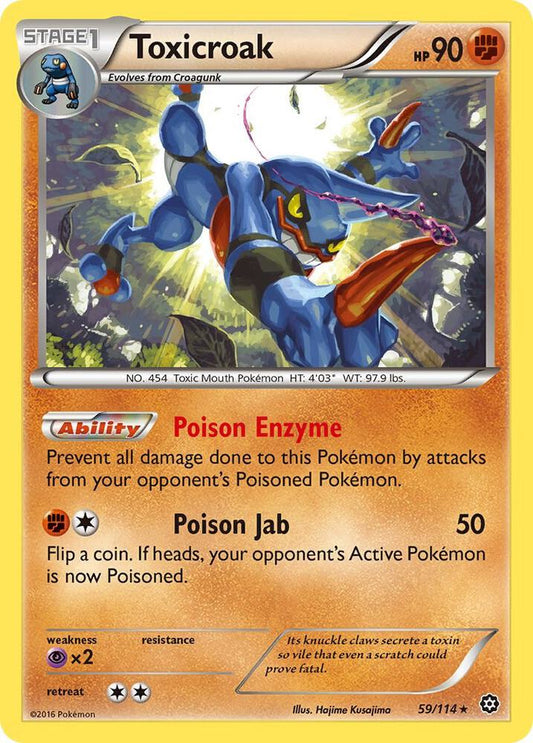 Toxicroak [XY - Steam Siege] 59/114