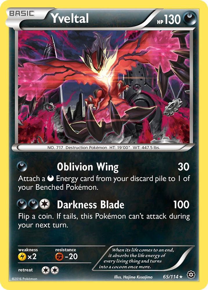 Yveltal [XY - Steam Siege] 65/114