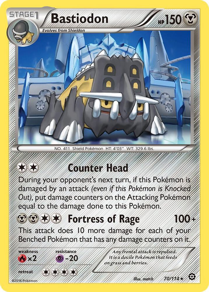 Bastiodon [XY - Steam Siege] 70/114