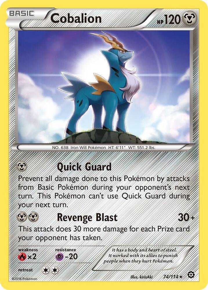 Cobalion [XY - Steam Siege] 74/114