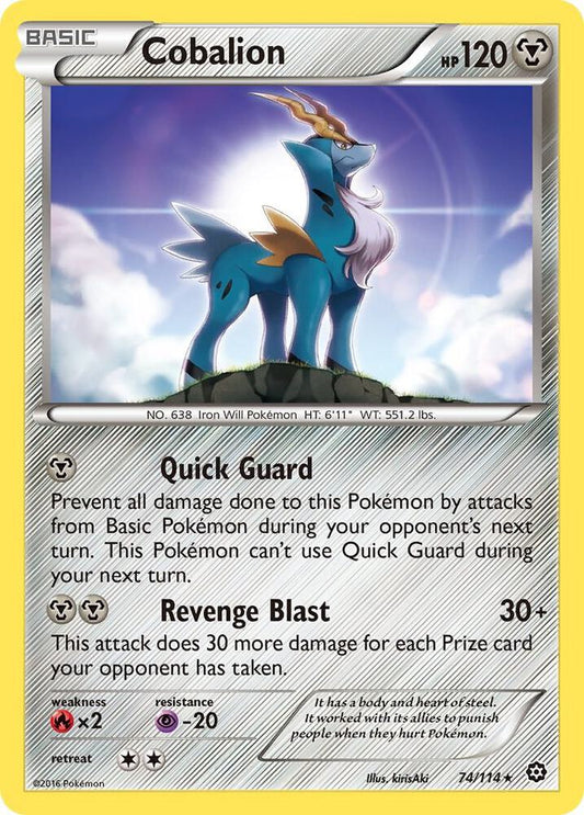Cobalion [XY - Steam Siege] 74/114