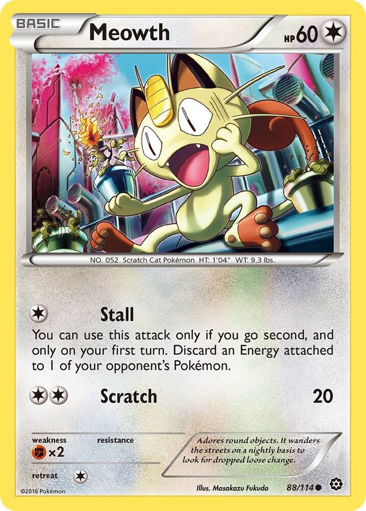 Meowth [XY - Steam Siege] 88/114